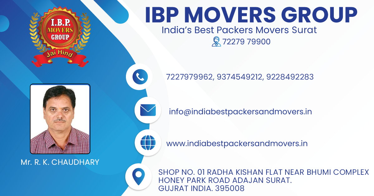 IBP Packers and Movers Surat 7227979962